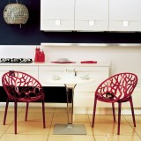 Crystal Polycarbonate Modern Dining Chair