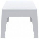 Box Resin Outdoor Center Table - White