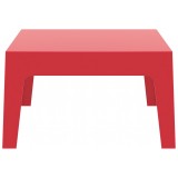 Box Resin Outdoor Center Table - Red