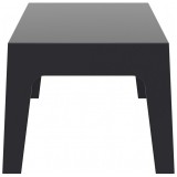 Box Resin Outdoor Center Table - Black
