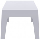 Box Resin Outdoor Center Table - White