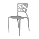 Phoenix Side Chair - Gray - Angled