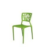 Phoenix Side Chair - Green - Angled