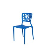 Phoenix Side Chair - Blue - Angled