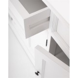 NovaSolo Halifax Mahogany Wood Buffet with 4 Doors 3 Drawers