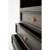 NovaSolo Halifax Mindi Wood Bookcase