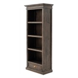 NovaSolo Halifax Mindi Wood Bookcase with 1 Drawer