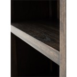 NovaSolo Halifax Mindi Wood Bookcase with 1 Drawer