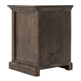 NovaSolo Halifax Mindi Bedside Table with Shelves