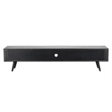 NovaSolo Nordic Mindi Smooth Boat Wood & Iron TV Dresser - 2 Drawers