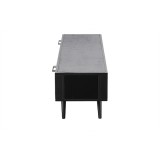 NovaSolo Nordic Mindi Smooth Boat Wood & Iron TV Dresser - 2 Drawers