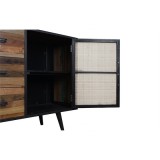 NovaSolo Nordic Rattan Buffet - 2 Doors 3 Drawers