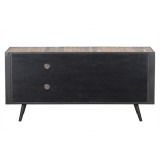 Nova Solo Nordic Rattan TV Dresser - 3 Doors