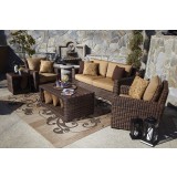 Montecito Wicker Loveseat With Cushions