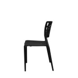 Phoenix Side Chair - Black - Side