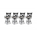 Monterey Barstool With Cushions - Black (set of 4)