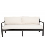 Sunset West Mesa Sofa With Cushions In Cast Pumice - Front