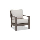 Laguna Club Chair With Cushions In Canvas Flax