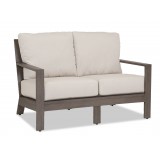 Laguna Loveseat With Cushions In Canvas Flax