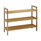 Oceanstar 3-Tier Bamboo Shoe Rack - Natural 