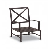 La Jolla Aluminum Club Chair With Cushions - Without Cushions