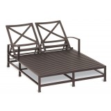 La Jolla Aluminum Double Chaise - Without Cushion