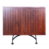 French Cafe Bistro 32" x 48" Rectangular Folding Table