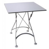French Café Bistro Folding Table - Aluminum