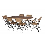 French Café Bistro Dining Set - 7 Pieces
