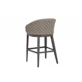 Marbella Barstool W/cushions In Echo Ash - Back Angle