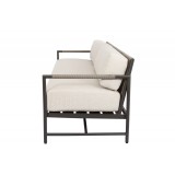 Sunset West Laguna Sofa With Cushions in Canvas Flax - Side