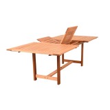 Amazonia Bristol Table - Folded and Extended