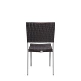 Fiji Dining Side Chair - Espresso - Back