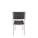 Vienna Dining Side Chair - Gray - Back