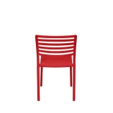 Savannah Side Chair - Red - Back