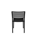 Savannah Side Chair - Black - Back