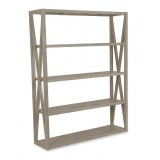 X Bookcase in Coastal Teak 
