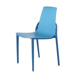 Papillon Stylish Dinning Chair - Pale Blue - Angled