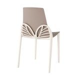 Papillon Stylish Dinning Chair - Grey - Back Angled