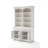 Large Hutch Cabinet, Bookcase Or Buffet - Drawers Opened