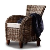 Baroness Lounge Armchair - White BG