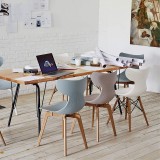 Leisure D With Tan PP Stand Dinning Chair - Lifestyle - Grey