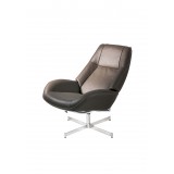 Roma Chair In Yeti Fabric - Side Angled