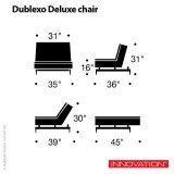 Innovation Living Dublexo Deluxe Chair - Diagram