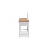 Baxton Studio Sylvie 3 Drawer Bedroom Vanity Table