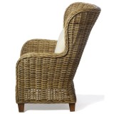 Nova Solo Wickerworks Natural Rattan King Chair 