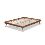 Baxton Studio Karine Wood Platform Bed Frame