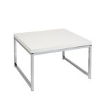 Wall Street 28" Accent/Corner Table - White