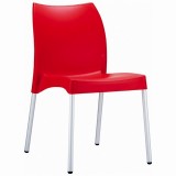 Resin Outdoor Armchair - Red