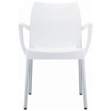 Resin Outdoor Armchair - White